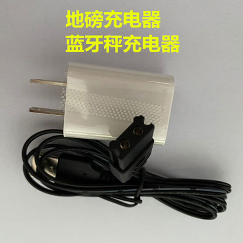 Yousheng Electronic Scale Charger Round Hole Power Cord Universal Platform Scale Crane Scale Balance Scale Bluetooth Express Scale Pricing Table Scale Charging Cable Double Slot Double Hole Charging Head Plug 4V Double Hole Double Slot