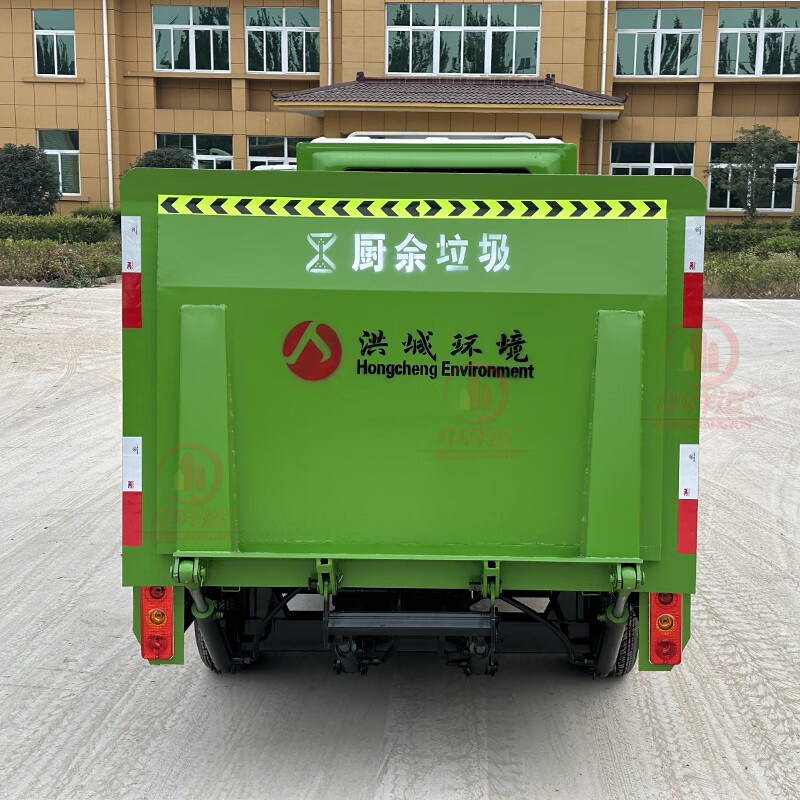 Zhongxiang Yun Tailgate Garbage Truck Automatic Lifting Electric Four-Wheel Trash Can Transfer Truck Property Community Scenic Spot Garbage Collection Truck Small Cleaning Truck Sanitation Cleaning Truck