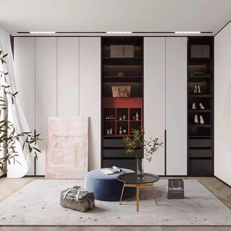 Kedarui all-aluminum furniture whole house custom wardrobe wardrobe entry entrance cabinet shoe cabinet sideboard door measurement and installation custom measurement one