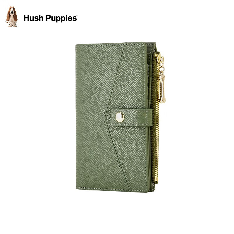 Hush Puppies Women's Wallet Card Holder Key Bag Casual Simple Multi-Function Convenient Travel Coin Purse Bag Birthday Gift Green HC-137273845