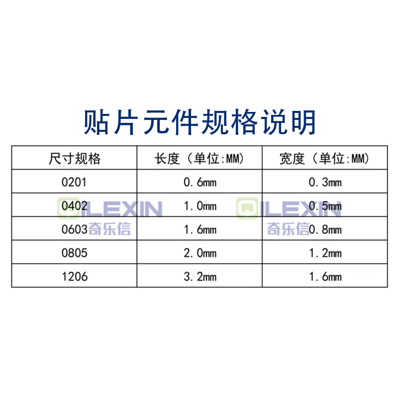 Chip inductor booklet Magnetic bead booklet 0201 0402 0603 0805 1206 Laminated wire winding inductor package sample booklet 1206 magnetic bead booklet (25 types, 50 pieces each)