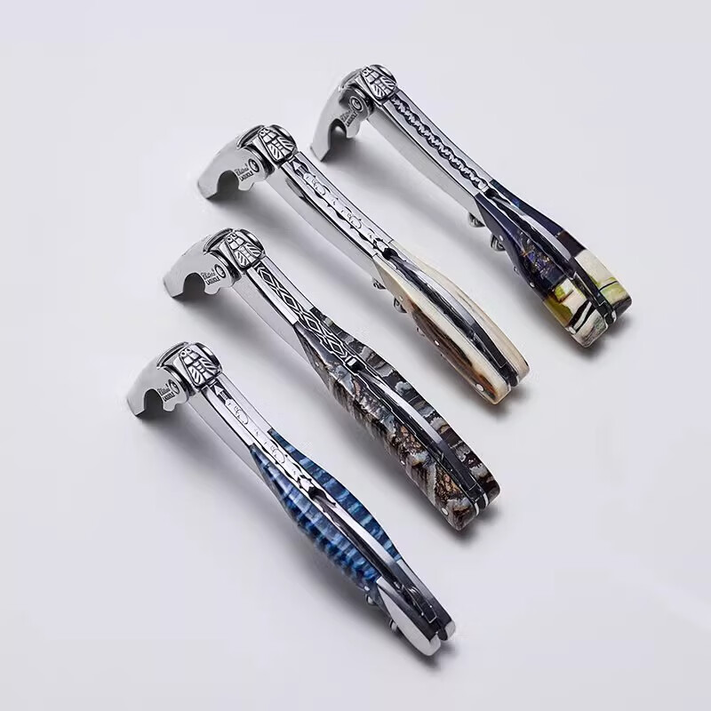 Chateau Laguiole France imported Chateau Laguiole mammoth ivory handmade wine knife red wine bottle opener Mammoth molar B type 0303