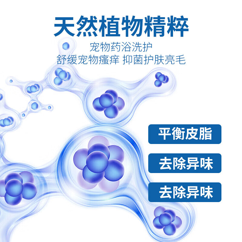 Votesil British Pet Medicated Bath Shampoo 500ml Pet Shower Gel Anti-pruritic Anti-itching Hair Protection Dog Ringworm Skin Care