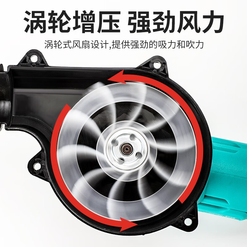 Niuxiang angle grinder modified blower industrial household wireless dust blower computer dust collector blowing and suction dual-use hair dryer converter single blower + accessories