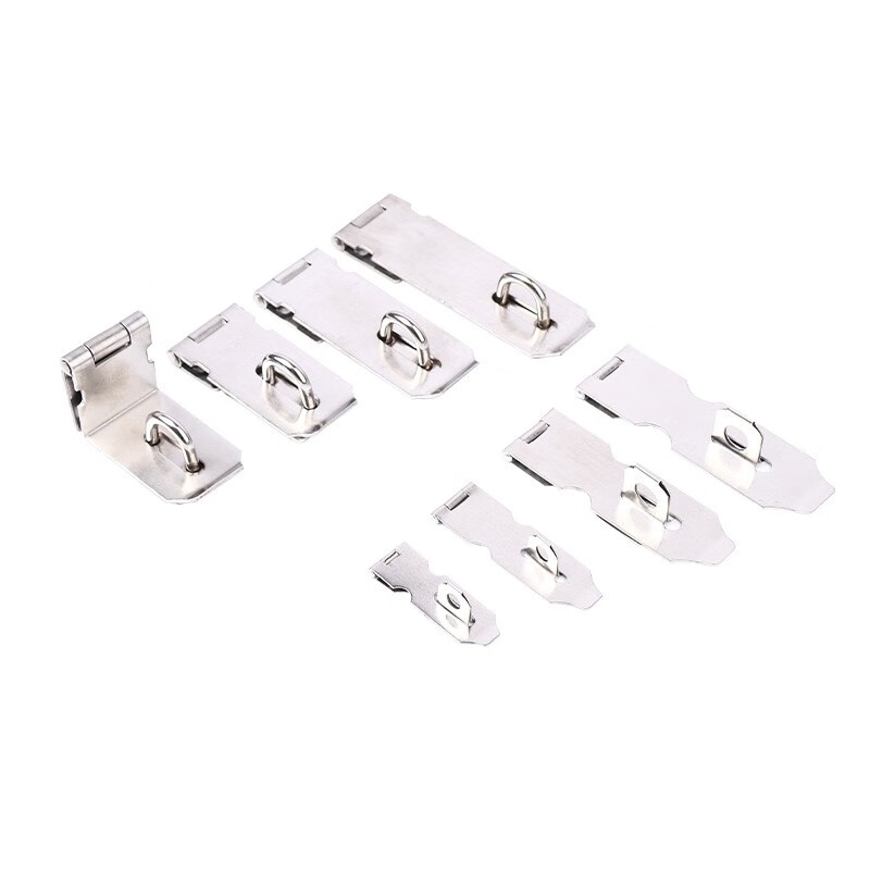Legong stainless steel hasp lock old-fashioned door nose wooden door surface-mounted latch 90-degree right-angle lock brand door buckle door bolt door lock thickened 5-inch lock