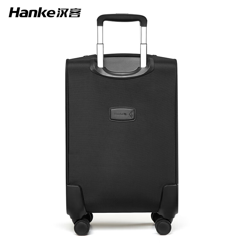 Hanker universal wheel suitcase, suitcase, men's and women's trolley case, small box, boarding case, password suitcase, black 20 inches