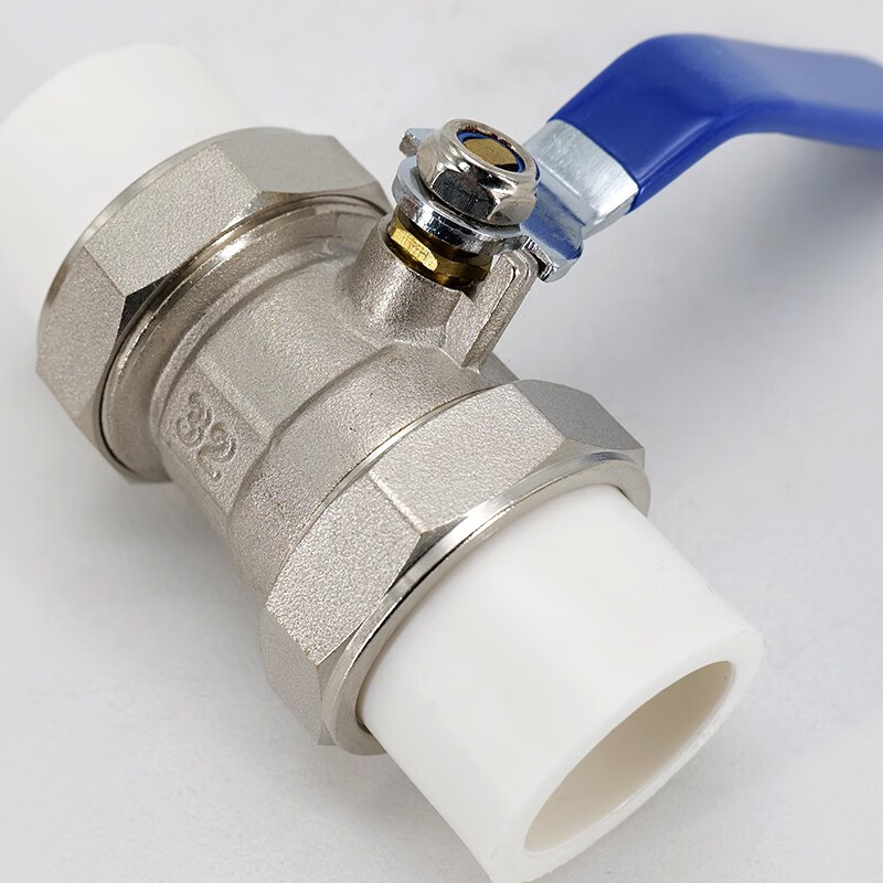 Bingyu BYyc-177 Dang/next day delivery PPR brass union ball valve electroplated double union nickel plated valve DN20