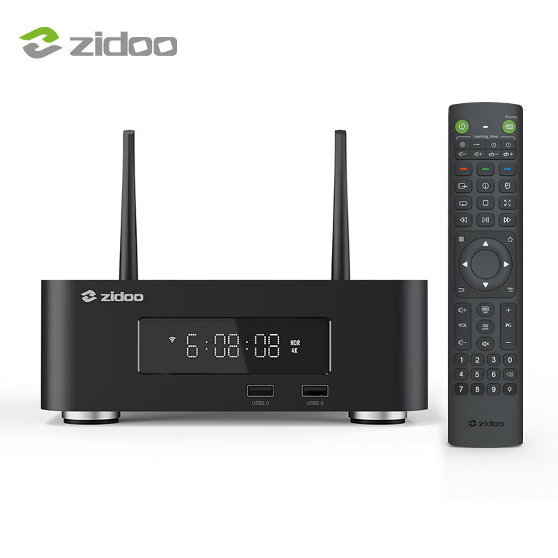 ZIDOO Z30PRO/Z20PRO HD Network Hard Disk Player 4K Ultra HD HDR Dolby Vision Player Cinema Blu-ray Player Z20 PRO-V12 Bluetooth Remote Control