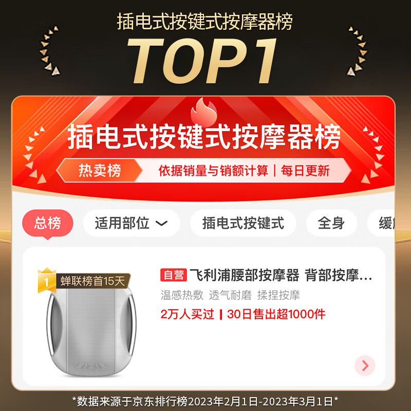 Philips (PHILIPS) waist massager, multi-functional lumbar massager, lumbar kneading, hot compress, lumbar muscle strain massage cushion, pillow 5101B gray birthday New Year gift annual party gift