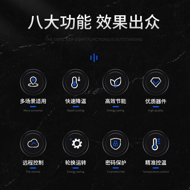 Midea 5 HP precision air conditioning machine room special cabinet machine constant temperature and humidity 380V distribution room 24H operation MAV013WT1N2S enterprise purchase package 4 meters copper pipe installation Jingdong self-operated