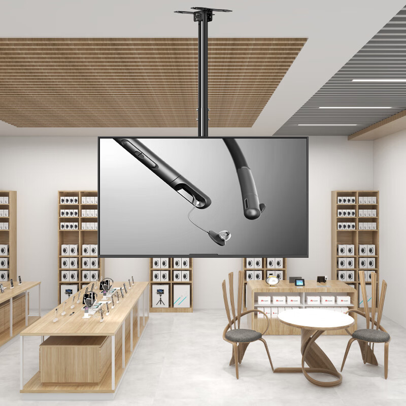 Geer TV hanger (26-60 inches) TV wall-mounted swivel bracket 360-degree rotating hanger ceiling ceiling bracket hoisting TV hanger