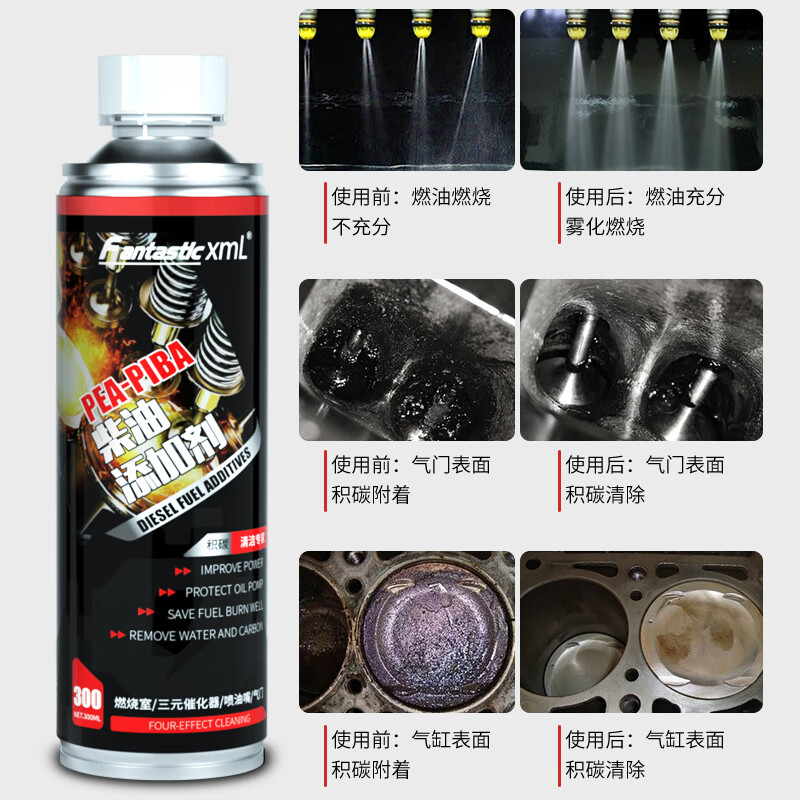 Fantastic XML Diesel Fuel Treasure removes carbon deposits three-way catalytic cleaning engine additive truck diesel vehicle 300ml*1 bottle