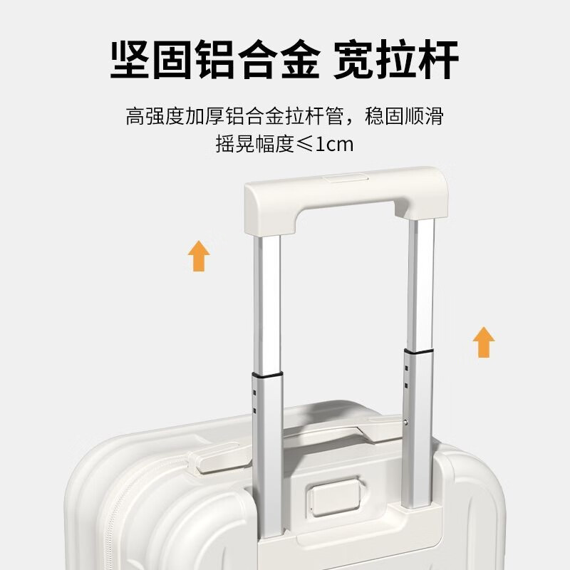 Zhen Zhimeng multifunctional suitcase universal wheel men's and women's trolley case student password box large capacity suitcase zipper suitcase rock gray upgraded multi-function 24-inch mid-way suitcase