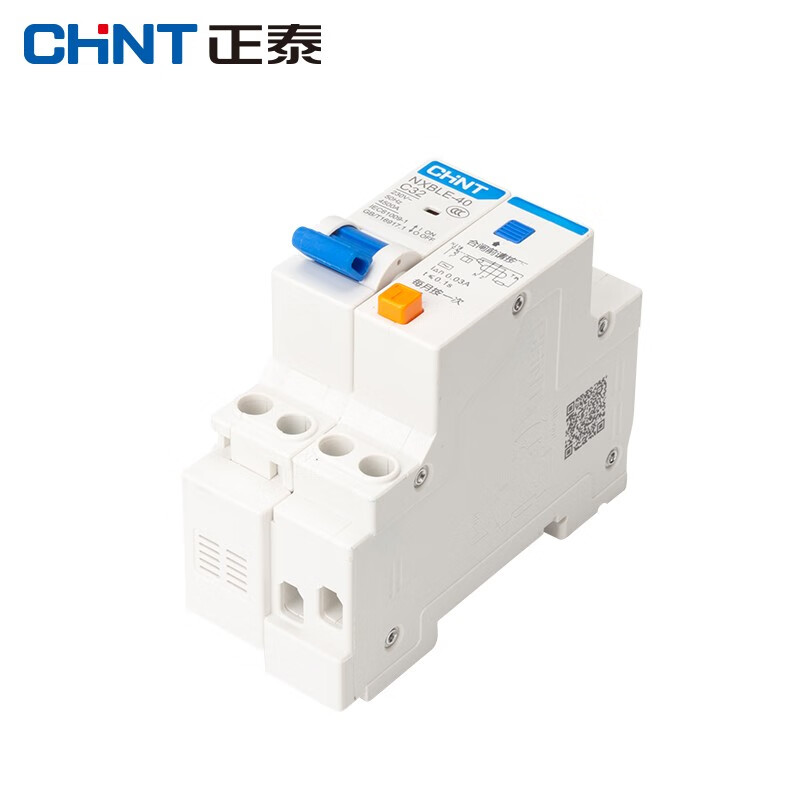 Chint (CHNT) air switch circuit breaker NXBLE-40-1PN-C32 air switch with leakage protection 1P+N small leakage protection circuit breaker 32A