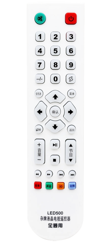 Original off-brand LCD universal all-purpose TV remote control universal Zhicheng JAV Lehua Kexian micro-cloud assembly machine model V59 LCD motherboard