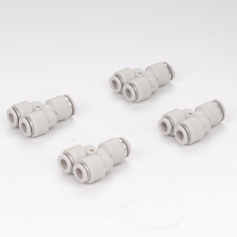 AirTac air pipe quick-in connector Y-type tee reducing diameter APW6-4/8-6/10-8/12-10 APW10-8