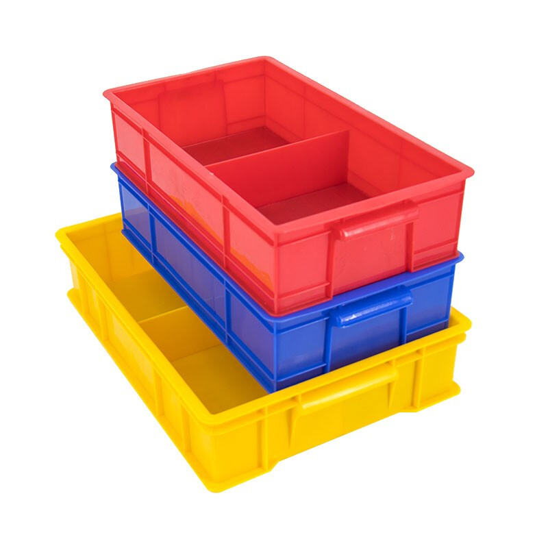 Bingyu BY-174 plastic separated parts box shelf material screw box small 4 compartments (350*200*85) blue