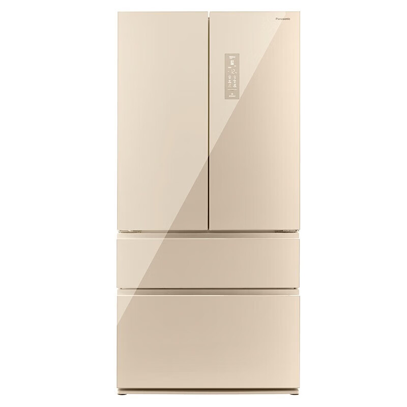 Panasonic NR-W621TG-XN French-style multi-door refrigerator 618-level energy efficiency air-cooled frost-free inverter automatic ice making NR-W621TG-XN champagne gold 618L