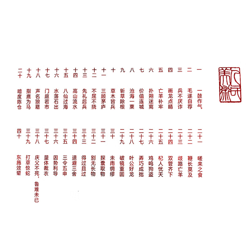 Chinese comic book classic story series Idiom Stories (all 40 volumes in card box)