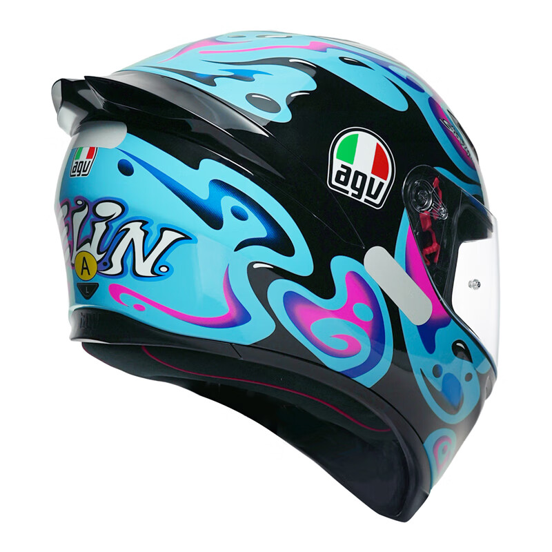 AGV K1S helmet K1 motorcycle motorcycle full-face helmet all-season universal full-coverage running helmet for men and women wide-angle ventilation breathable 3C K1S-VIETTI 2022 XL (suitable for 59-61 head circumference)