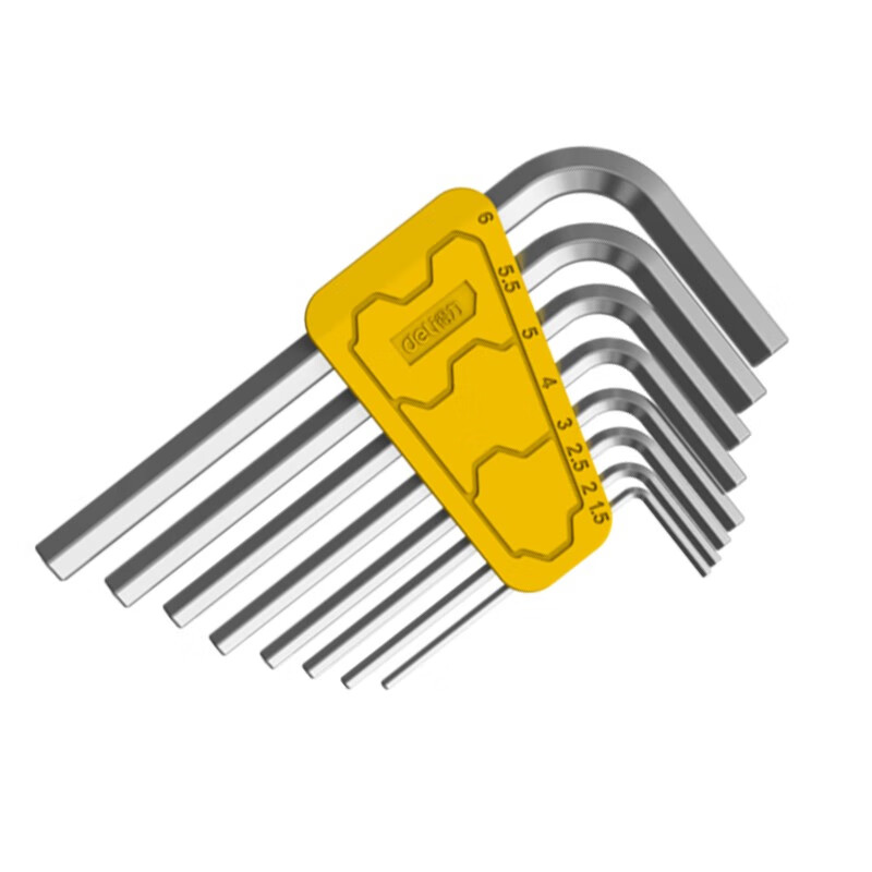 Deli hexagonal wrench set hexagonal screwdriver tool set extended hexagonal metric hexagonal set flat head hexagonal 8-piece set DL230008