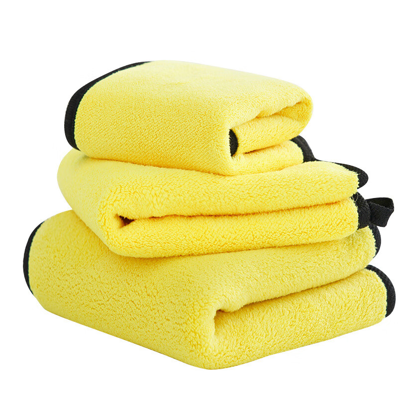 Fuximu cleaning towel housekeeping cleaning absorbent rag double-sided square towel hotel absorbent towel car towel 30*60cm 5 pack