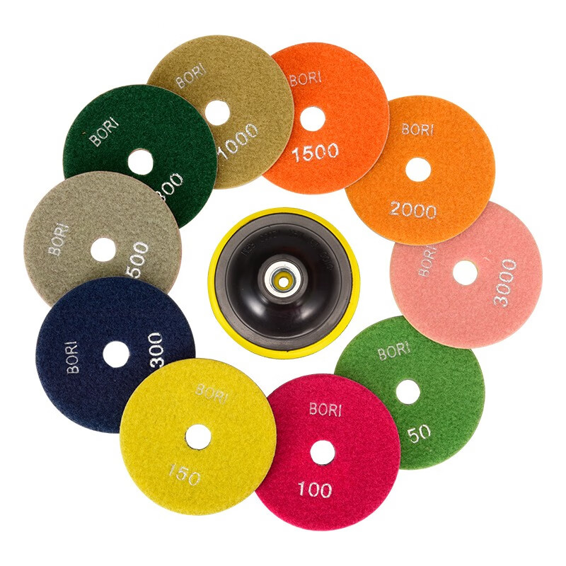 Kemaixin marble polishing sheet diamond water grinding sheet stone polishing sheet angle grinder water grinder 3 inch 4 inch water polishing sheet 4 inch 100 mesh water grinding sheet