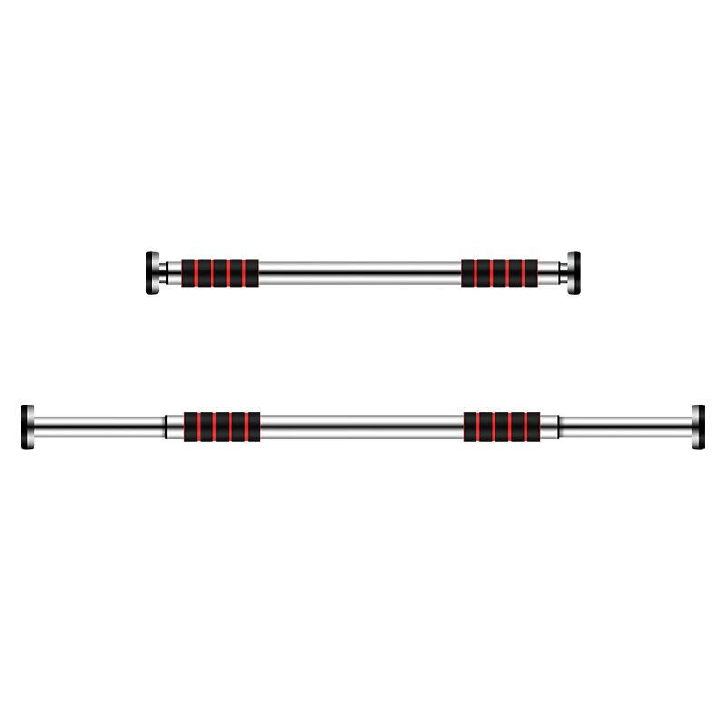 Qunyun door horizontal bar telescopic pull-up device single pole household indoor door frame hanging bar punch-free stretching fitness door horizontal bar suitable for door spacing 60-100cm