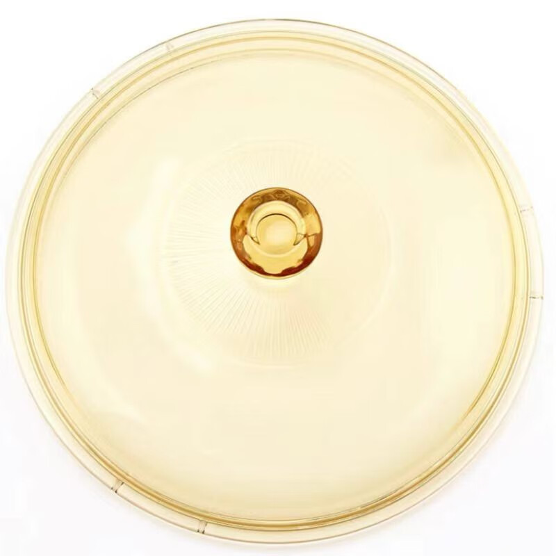 Corning glass pot lid 0.8L/1.2L/2.25L/2.5L/3.5L/4.1L/5L/5.5L Special Corning lid Amber lid (Crystal Color 1.25/1.5L) 17.5cm