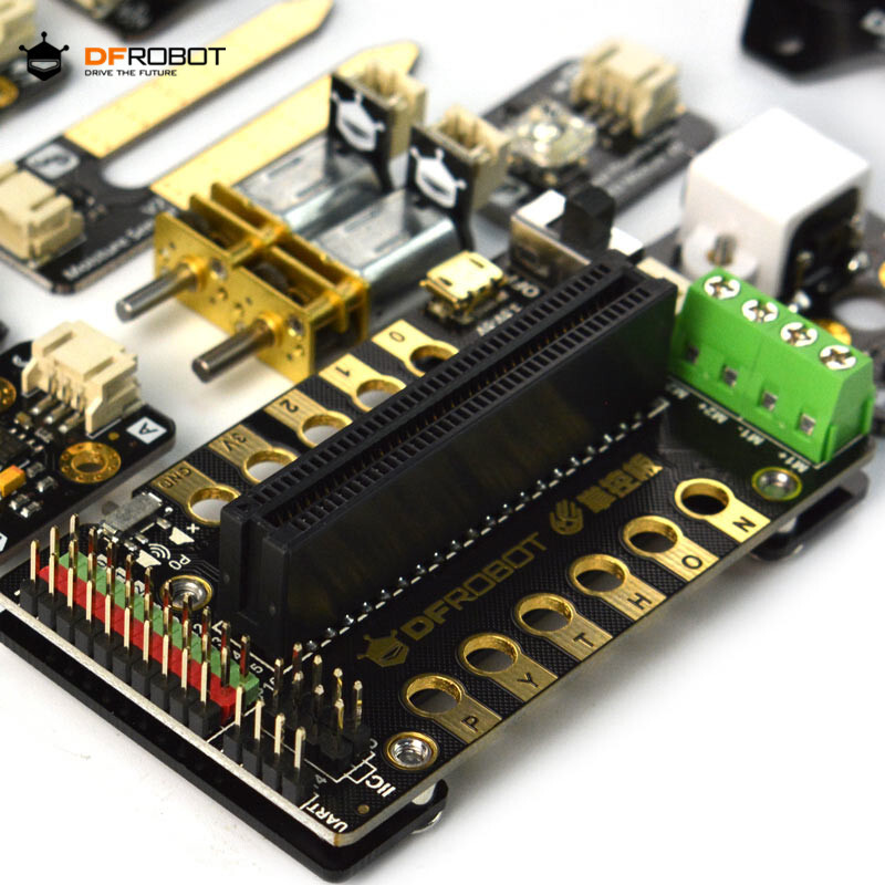 DFROBOT control board 2.0 programming machine entry learning kit, main control board microcontroller, supports the Internet of Things and python programming, control board sensor kit (excluding main board and cables)