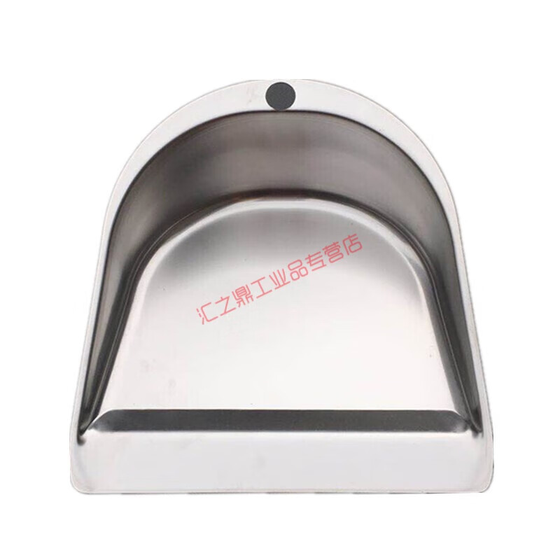 Dustpan stainless steel integrated thickened stainless steel dustpan handheld garbage shovel single handleless shovel small red