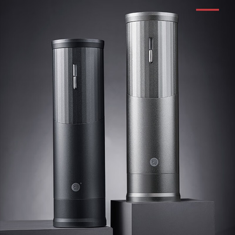 Hero Xiaorui Electric Bean Grinder Coffee Bean Grinder Portable Home Small Coffee Grinder Automatic Grinding Silver Comes with Stand