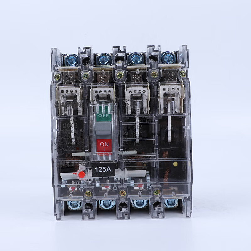 Chint (CHNT) Shanghai People's CM1 circuit breaker 100a160Aa250a400a transparent shell air open 3P 160A