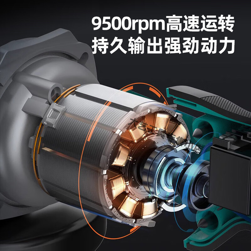 Dayi angle grinder 40-100E lithium electric cutting machine multi-functional grinding and polishing angle grinder brushless rust remover 40-100E 2.0Ah single electric standard configuration