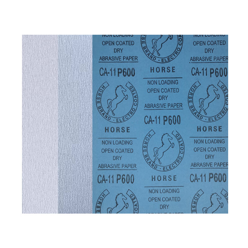 Dry sandpaper 180# for polishing woodworking white coated dry sandpaper molds Continental blue surface 120# (free shipping price for 1 book and 100 sheets)
