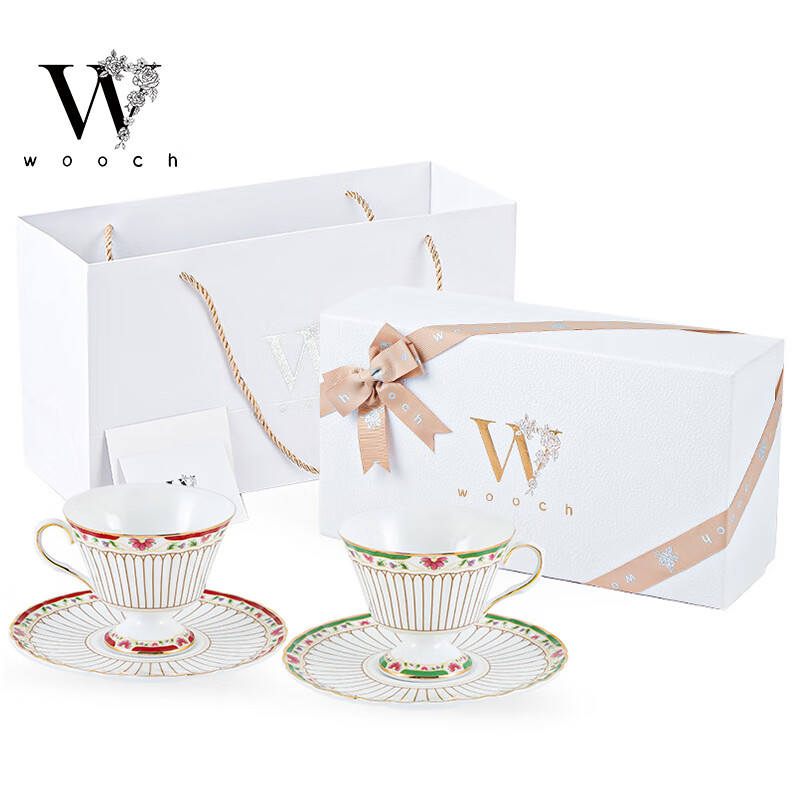 WOOCH Garden tall coffee cup gift box with beautiful appearance and exquisite afternoon tea as a housewarming gift for your best friend