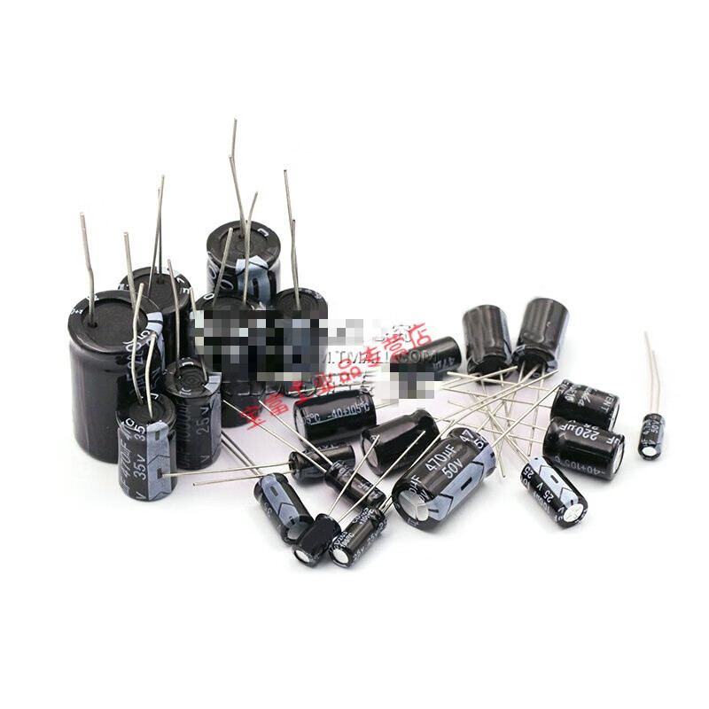 Suitable for direct plug-in aluminum electrolytic capacitors 16V 25V 35V 50V 63V 100V 470UF 2200UF 33 50V 2200uF Volume 16x31mm (2 pieces)