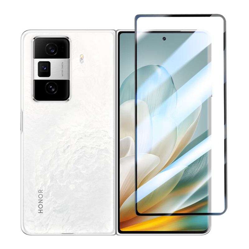 ESCASE 2-pack, suitable for Honor MagicVs3 mobile phone film, tempered film, foldable screen front film, outer screen full coverage, ultra-thin anti-fall glass film, anti-fingerprint HD protective film