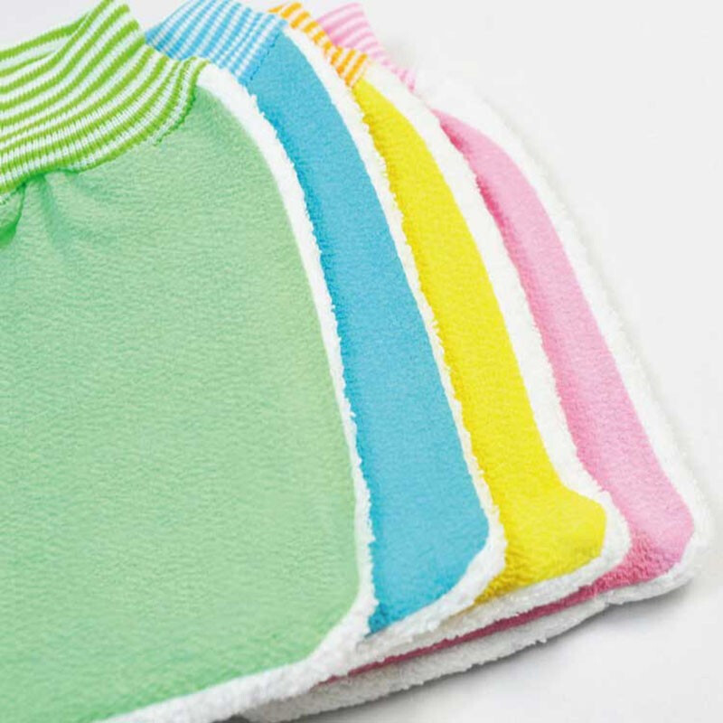 Yijie double-sided bath towel, adult back rub, strong mud gloves, bath towel, no rub bath towel