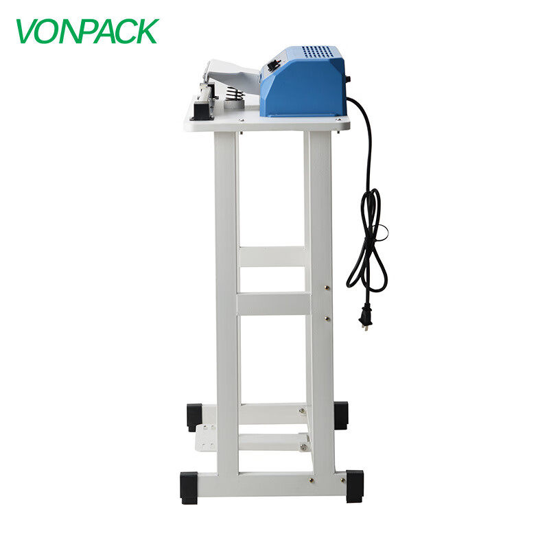 VONPACK fast continuous foot-operated sealing machine, commercial film sealing machine, vertical foot-operated heat shrinkable film sealing and cutting dual-purpose SF600C
