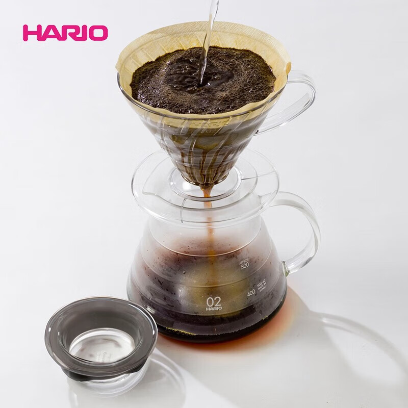 HARIO original imported coffee pot heat-resistant glass coffee set hand-brewed coffee sharing pot hand-brewed pot 600ml