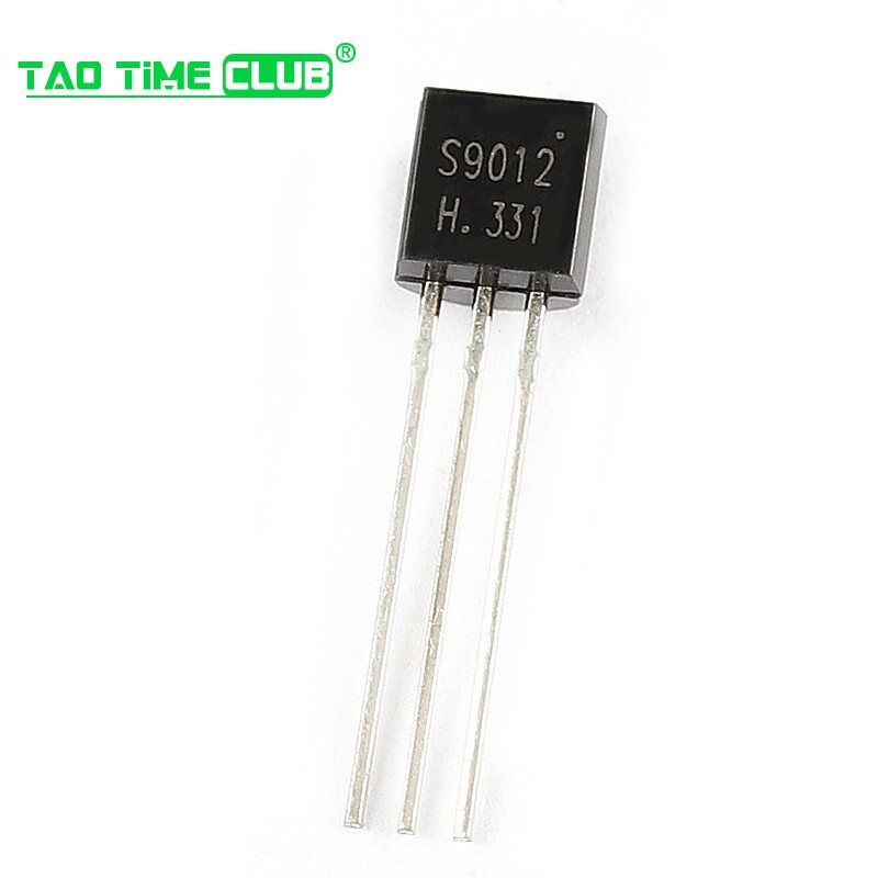 Plug-in transistor S9012 9012 PNP low power transistor package TO-92 50 pieces