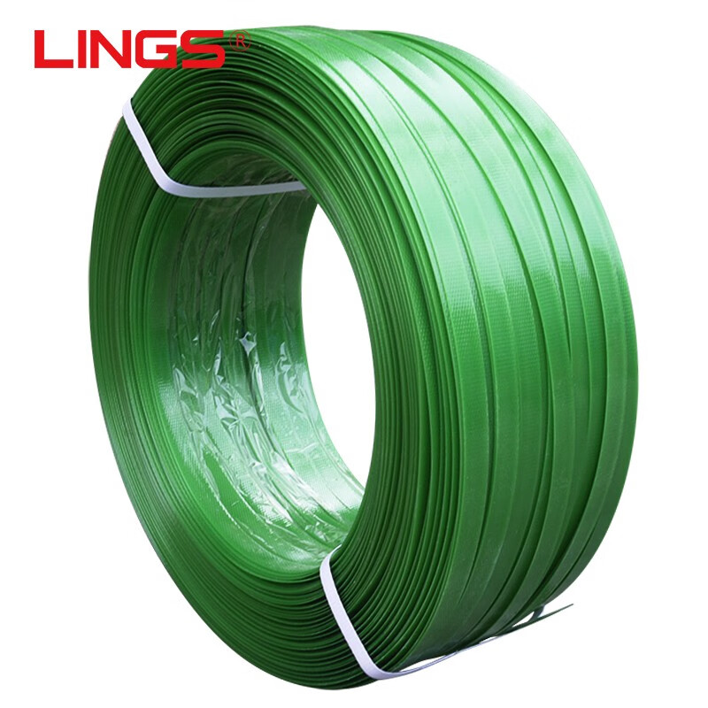 LINGS pet plastic steel packing strap 1608 upgraded transparent model without paper core weighs 20kg and is about 1300m long. Bundling straps manual packaging straps packing plastic straps strapping straps