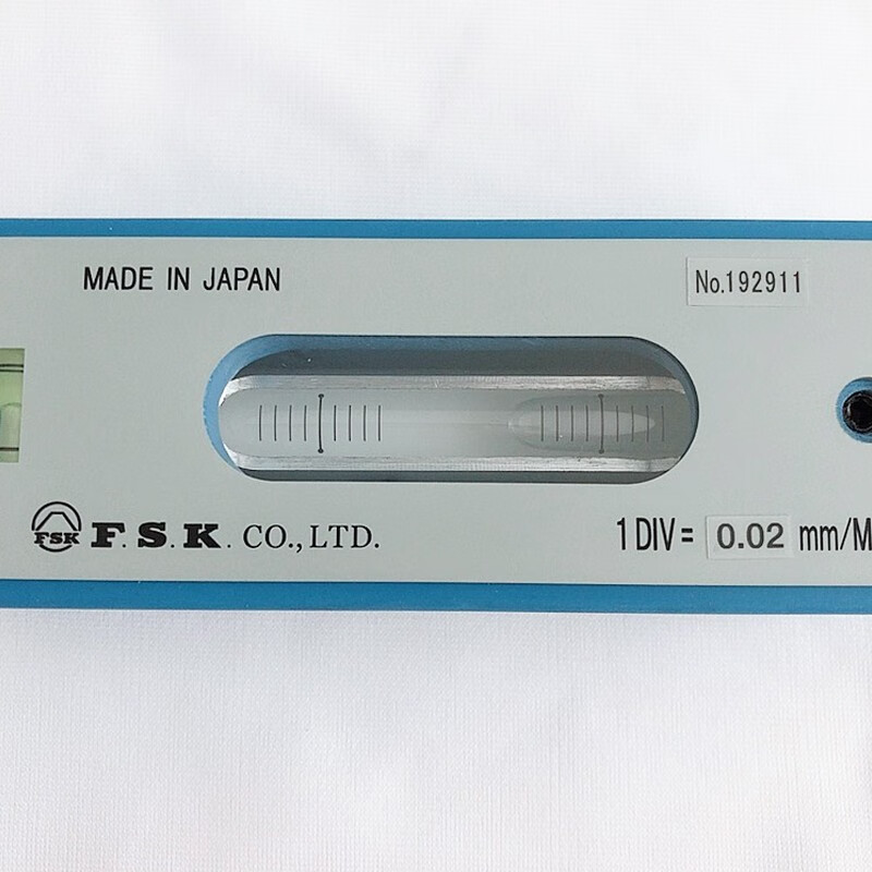 FSK Japanese original imported strip level bubble level high precision flb1-100-150-0.02mm200 FSK Fuji FLB1-200-0.02