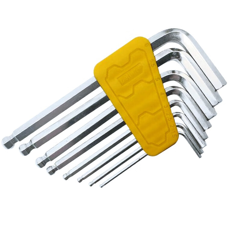 Deli hexagonal wrench set hexagonal screwdriver tool set extended hexagonal metric hexagonal set flat head hexagonal 8-piece set DL230008