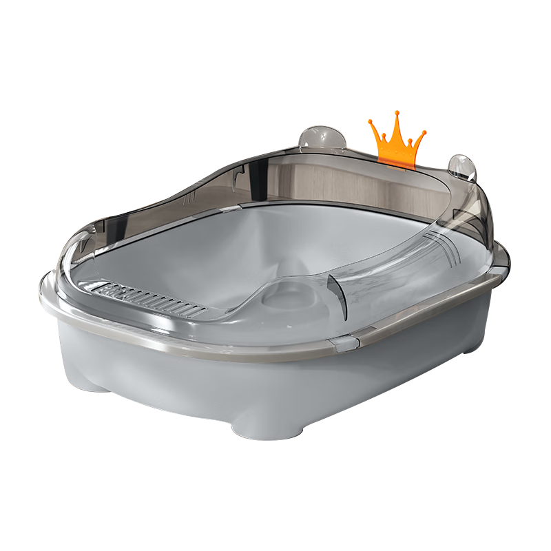 Cute Star Pet Cat Litter Box Open Type Heightened Anti-splash Cat Toilet Deodorant Cat Shit Box Cat Supplies