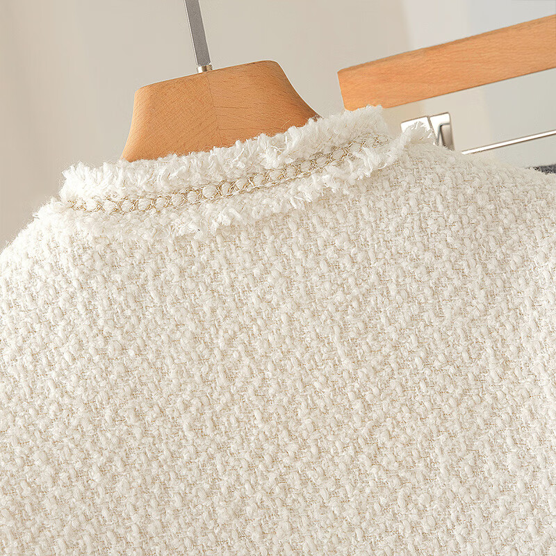 Sibaishe Elegant Small Fragrance Down Jacket 2025 Winter New Women's Lady Style Warm Wool Top