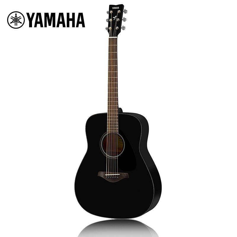 Yamaha (YAMAHA) FG800BL acoustic solid wood veneer beginners folk guitar fillet guitar 41 inches glossy black