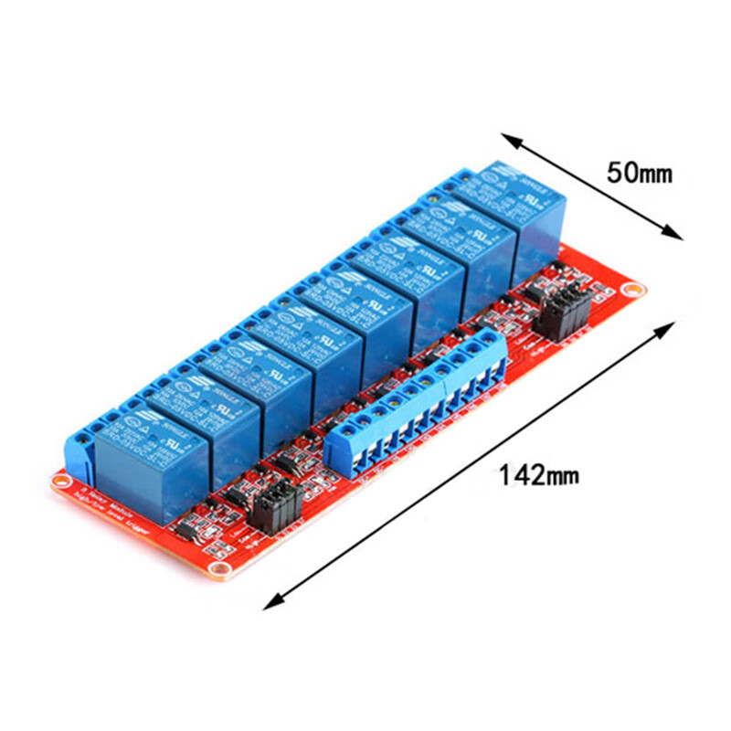 Raspberry Pi relay module 1-way 2-way 4-way 8-way 12V optocoupler high and low power trigger normally open normally closed 2-way relay 5V
