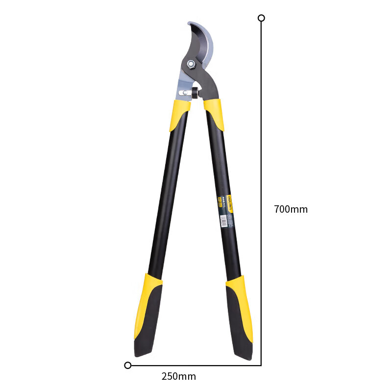 Deli labor-saving pruning shears, extended fruit tree scissors, 26.5-inch thick branch shears, large garden scissors for pruning branches